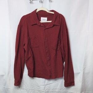 Goodfellow & Co Burgundy Long Sleeve Top